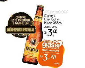 Giassi Supermercados Cerveja Eisenbahn Pilsen oferta