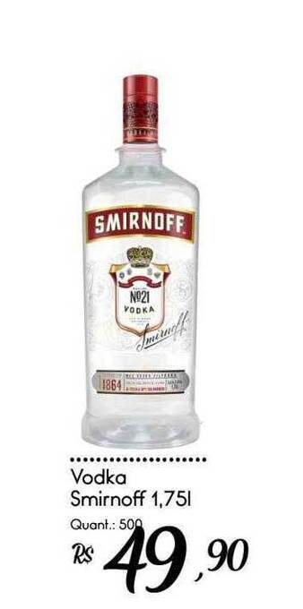 Giassi Supermercados Vodka Smirnoff oferta