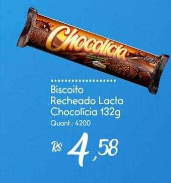 Giassi Supermercados Biscoito Recheado Lacta Chocolicia oferta