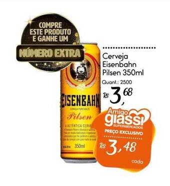 Giassi Supermercados Cerveja Eisenbahn Pilsen oferta