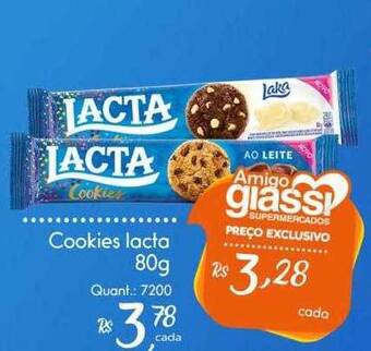 Giassi Supermercados Cookies Lacta oferta