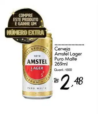 Giassi Supermercados Cerveja Amstel Lager Puro Malte oferta