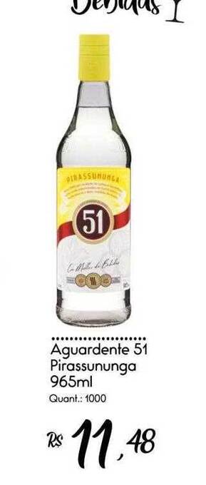 Giassi Supermercados Aguardente 51 Pirassununga oferta