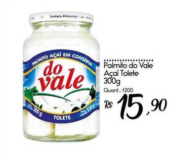 Giassi Supermercados Palmito Do Vale Açai Tolete oferta