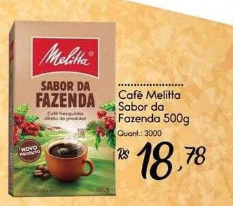 Giassi Supermercados Café Melitta Sabor Da Fazenda oferta