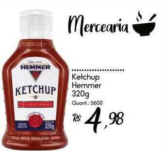 Giassi Supermercados Ketchup Hemmer oferta