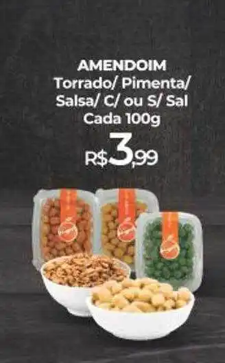 Amendoim Torrado Pimenta Salsa C Ou S Sal
