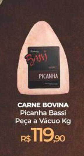 Peg Pese Carne Bovina Picanha Bassi Peça A Vacuo Kg oferta