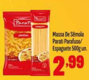 Rede Top Massa De Sêmola Parati Parafuso - Espaguete oferta