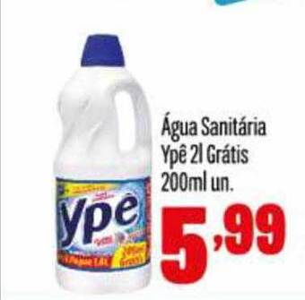 Rede Top água Sanitária Ypê Grátis oferta