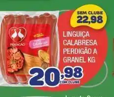 Costazul Supermercados Linguiça calabresa perdigão a granel oferta