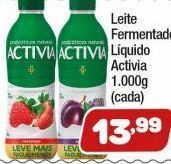 Costazul Supermercados Leite fermentado liquido activia 1,000g oferta
