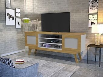 Rack valdemoveis detroit para tv até 65” - cinamomo