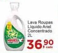 Rossi Supermercado Lava roupas Liquido Ariel Concentrado 2L oferta