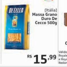 Royal Supermercados Massa oferta