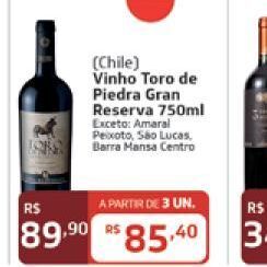 Royal Supermercados Vinho oferta