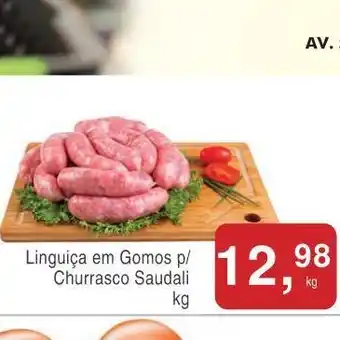 Mineirão Atacarejo Linguiça em gomos para churrasco oferta