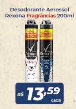 Atakarejo Desodorante Aerossol Rexona Fragrâncias oferta