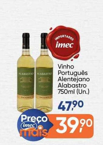 Imec Supermercados Vinho Português Alentejano Alabastro oferta