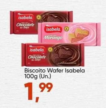 Imec Supermercados Biscoito Wafer Isabela oferta