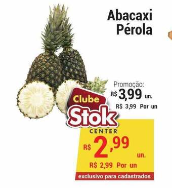 Stok Center Abacaxi Pérola oferta