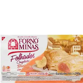 Extrabom Supermercados Folhado pronto congelado forno minas embalagem banana com canela 240g oferta