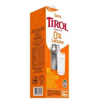 Leite uht tirol zero lactose 1l