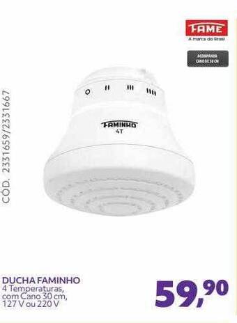 Telhanorte Ducha Faminho oferta
