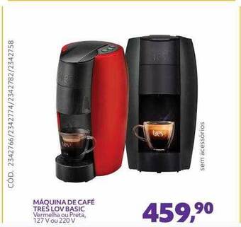 Telhanorte Máquina De Café Tres Lov Basic oferta