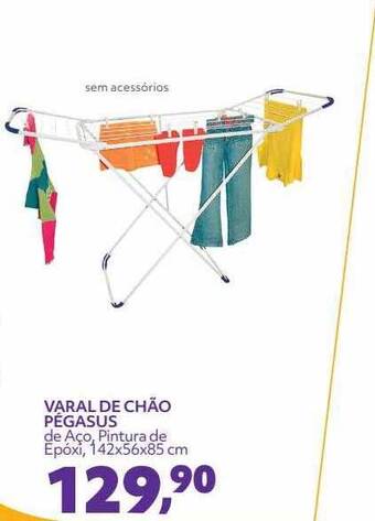 Telhanorte Varal De Chão Pégasus oferta