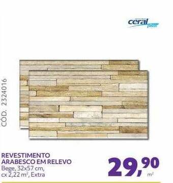 Revestimento Arabesco Em Relevo Ceral
