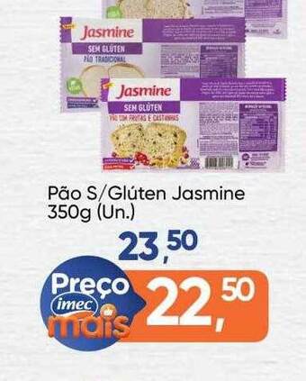Imec Supermercados Pão S Glúten Jasmine oferta