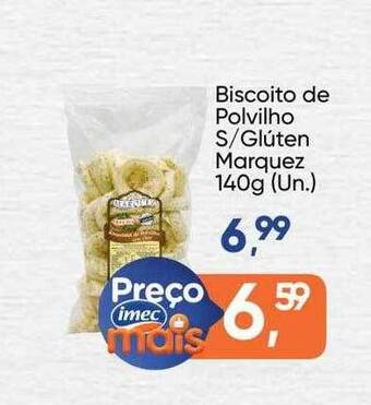 Imec Supermercados Biscoito De Polvilho S Glúten Marquez oferta