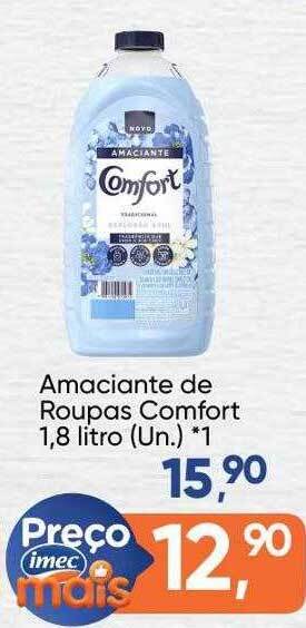 Imec Supermercados Amaciante De Roupas Comfort oferta