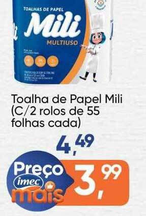 Toalha De Papel Mili