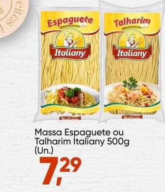 Massa Espaguete Ou Talharim Italiany