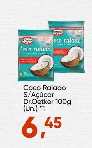 Imec Supermercados Coco Ralado S Açúcar Dr.oetker oferta
