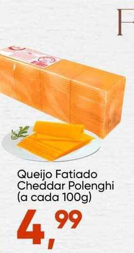 Imec Supermercados Queijo Fatiado Cheddar Polenghi oferta