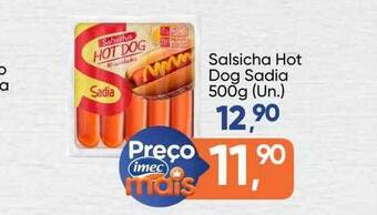 Imec Supermercados Salsicha Hot Dog Sadia oferta