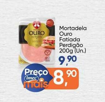 Imec Supermercados Mortadela Ouro Fatiada Perdigão oferta