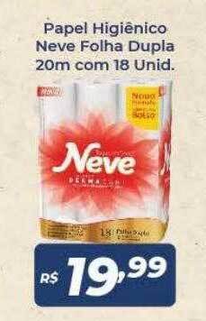 Papel Higiênico Neve Folha Dupla