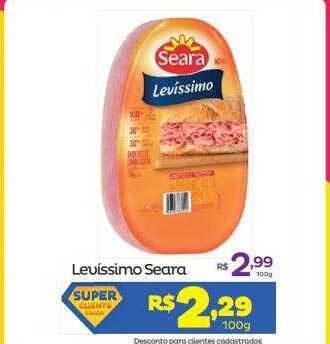 Super Lagoa Levissimo Seara oferta