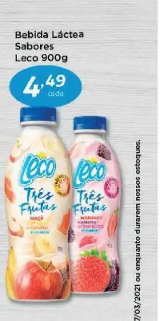 Bebida Láctea Sabores Leco 900g