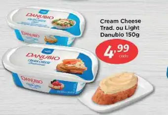 Cream Cheese Trad Ou Light Danubio 150g