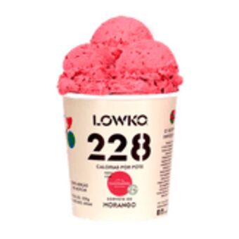 Sam's Club Sorvete de morango lowko pote 455ml oferta