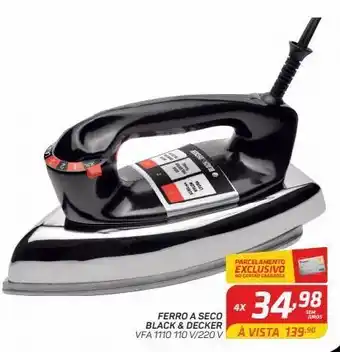 GBarbosa Ferro a seco black & decker vfa 1110 220 v à oferta