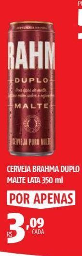OXXO Cerveja brahma duplo malte 350ml oferta