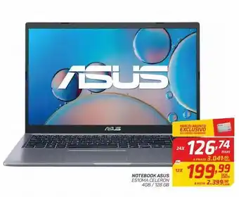 GBarbosa Notebook asus e510ma celeron 4gb / 128 gb oferta