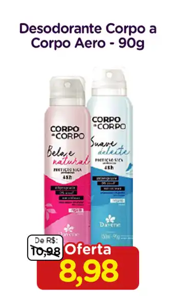 Desodorante Corpo a Corpo Aero 90g