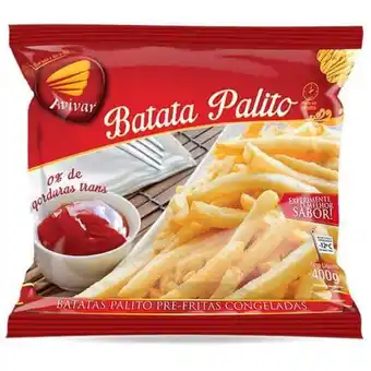Batata congelada avivar palito 400g